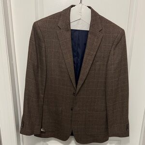 Jos. A. Bank Brown Checkered Blazer